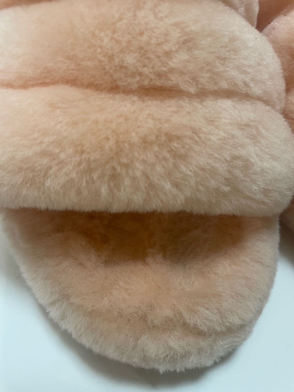 UGG Fluff Yeah Plush Slide Women’s Slippers in Peach Size 9 - Picture 7 of 11